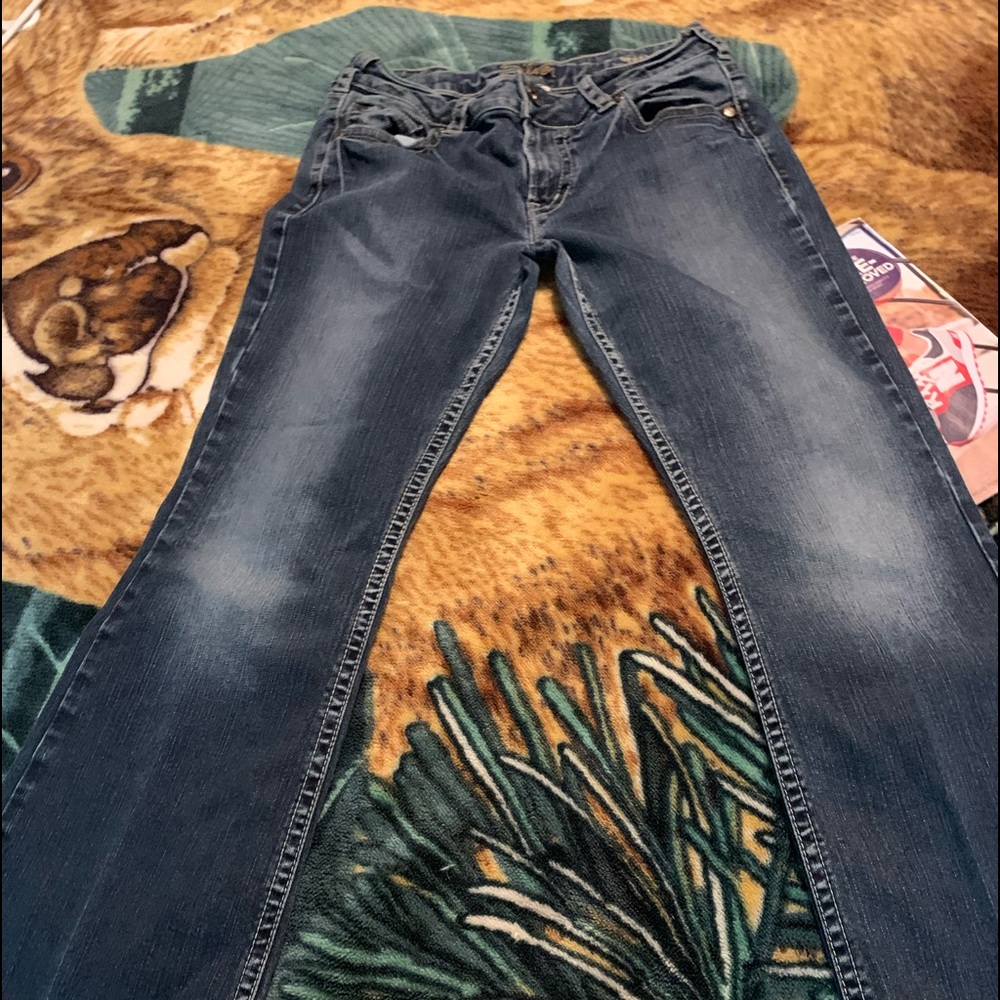 Silver jeans
